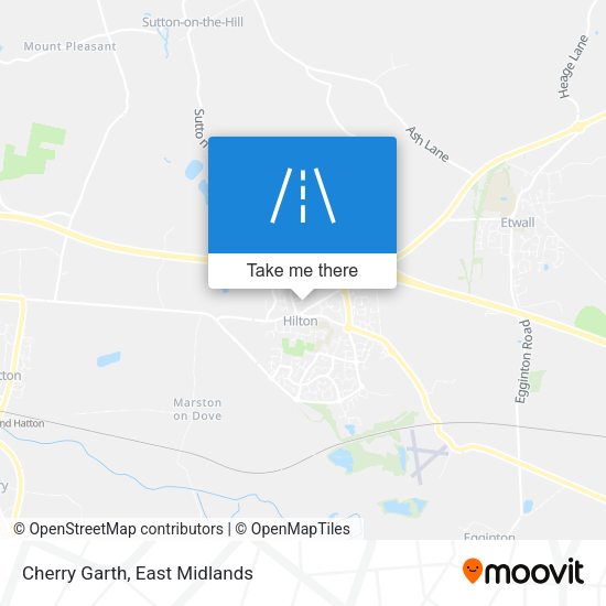 Cherry Garth map