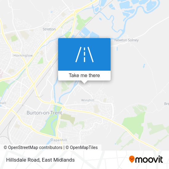 Hillsdale Road map