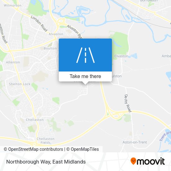 Northborough Way map