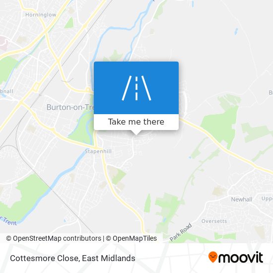 Cottesmore Close map