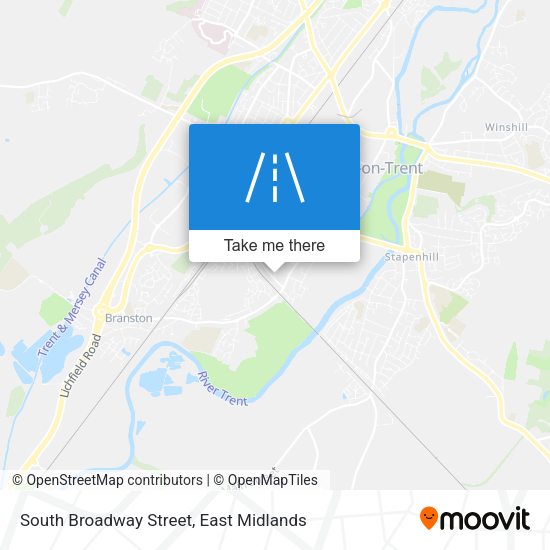 South Broadway Street map