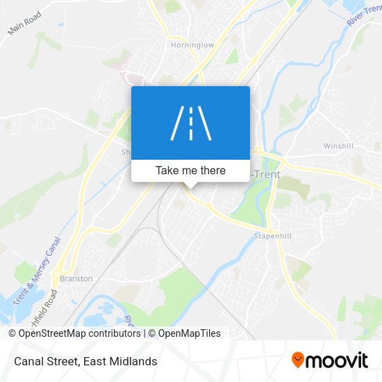 Canal Street map
