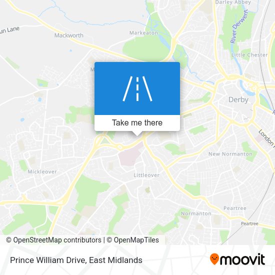 Prince William Drive map