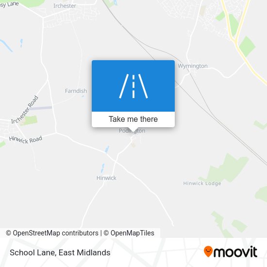 School Lane map