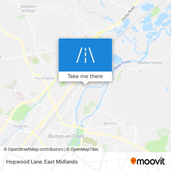 Hopwood Lane map