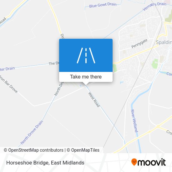 Horseshoe Bridge map
