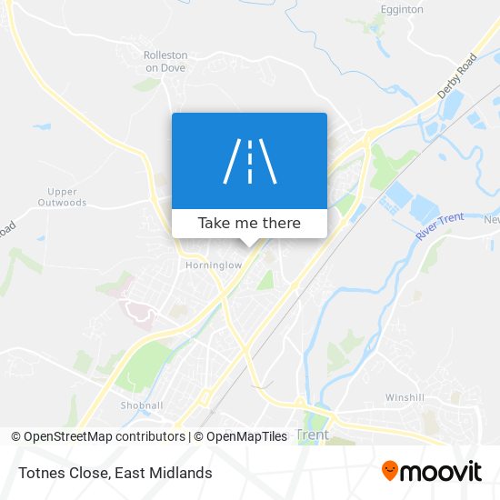 Totnes Close map