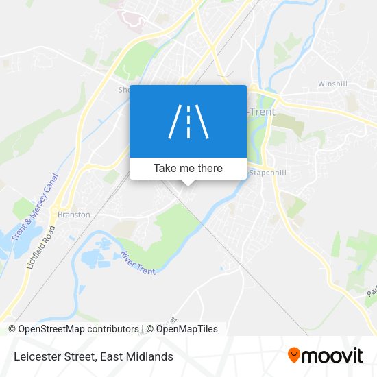Leicester Street map