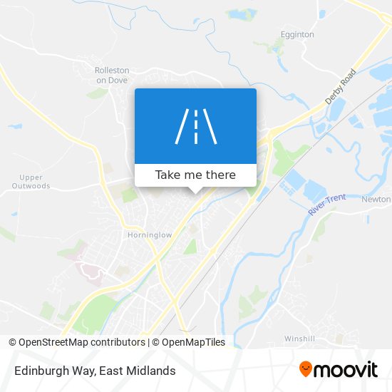 Edinburgh Way map