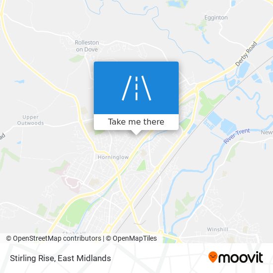 Stirling Rise map