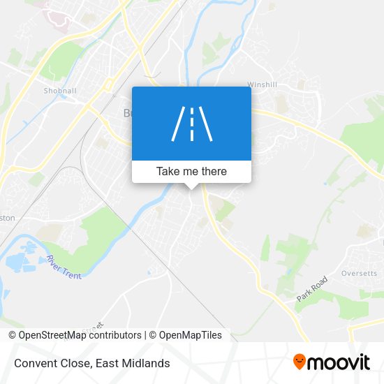 Convent Close map