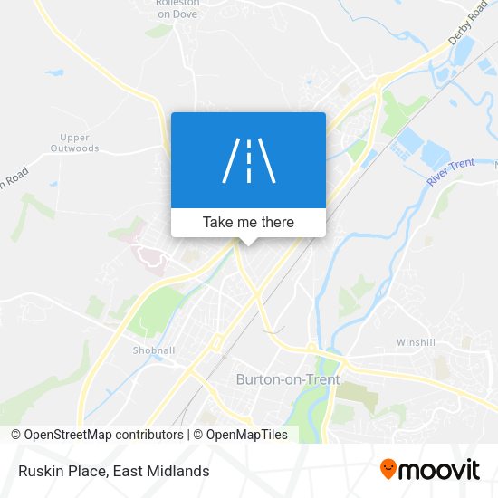 Ruskin Place map