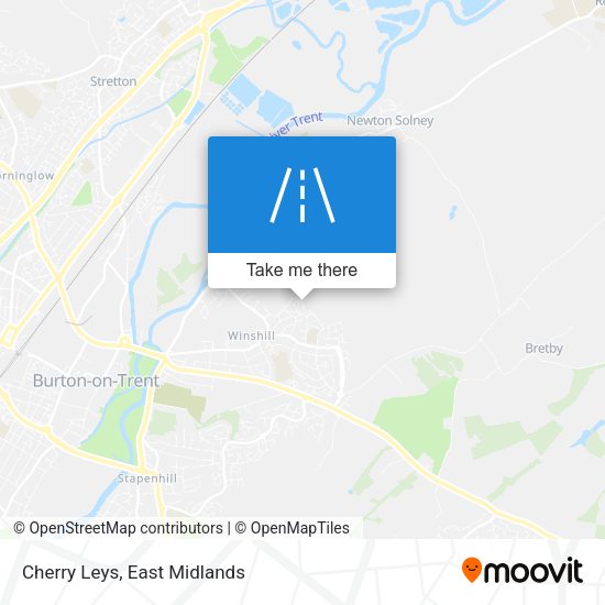 Cherry Leys map
