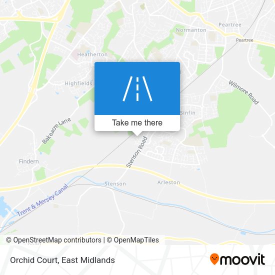Orchid Court map
