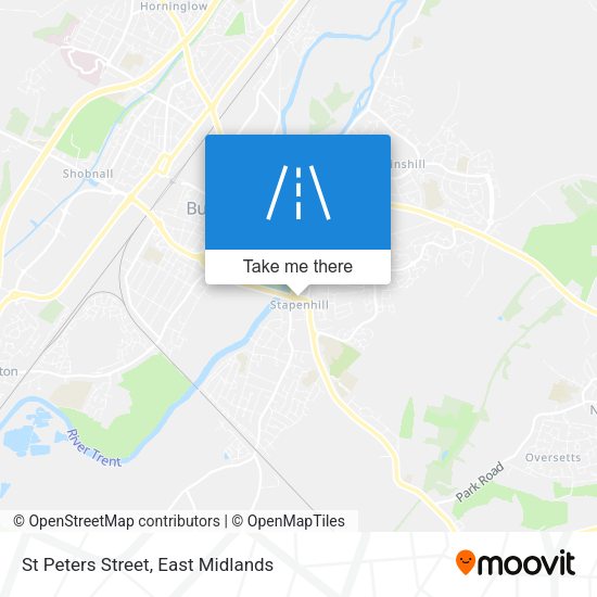 St Peters Street map