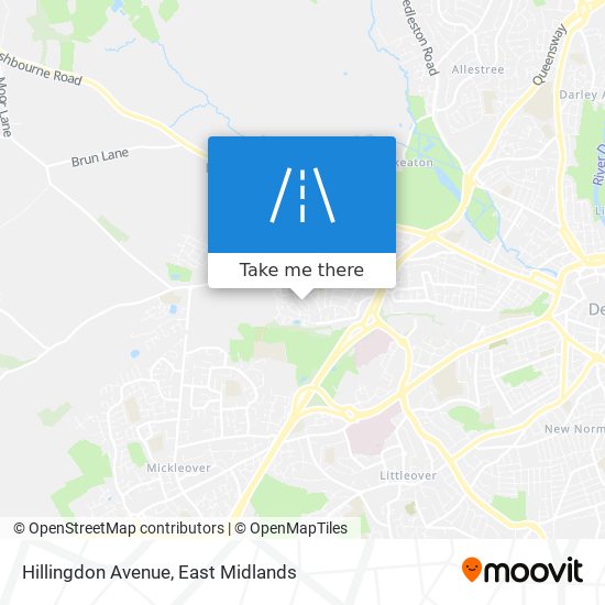 Hillingdon Avenue map