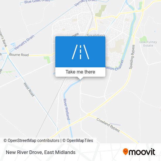 New River Drove map