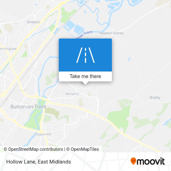 Hollow Lane map