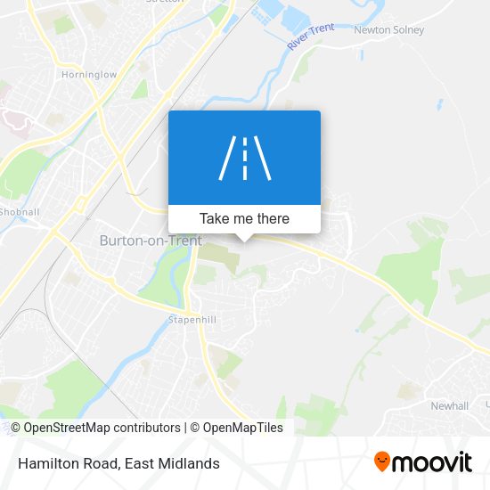 Hamilton Road map