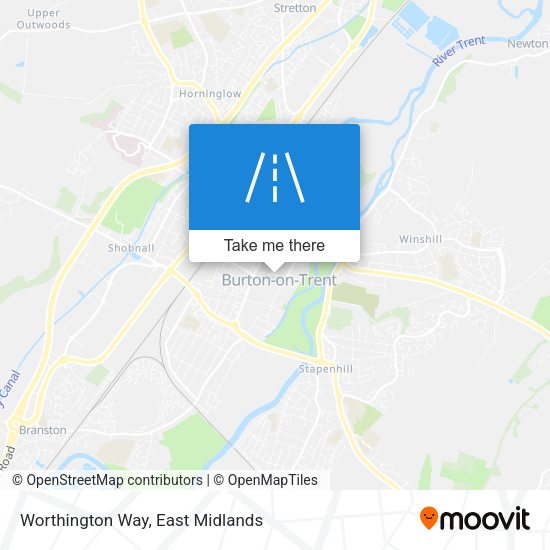 Worthington Way map