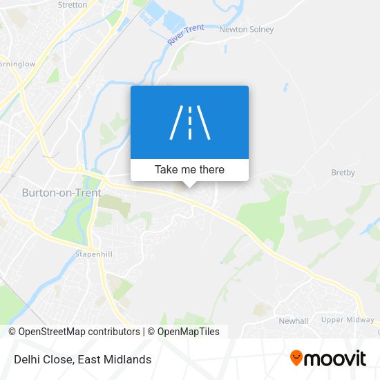 Delhi Close map