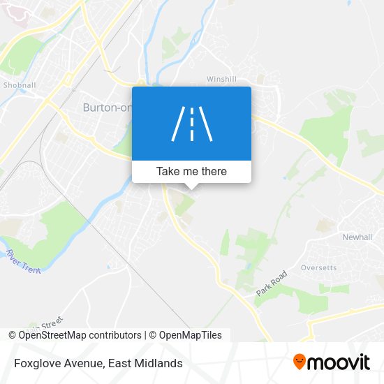 Foxglove Avenue map