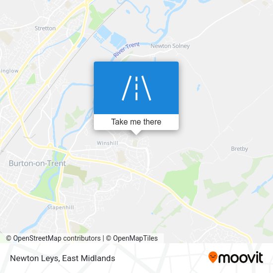 Newton Leys map