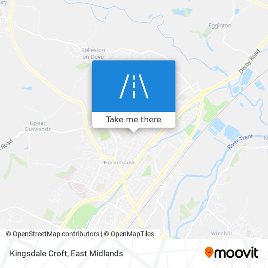 Kingsdale Croft map