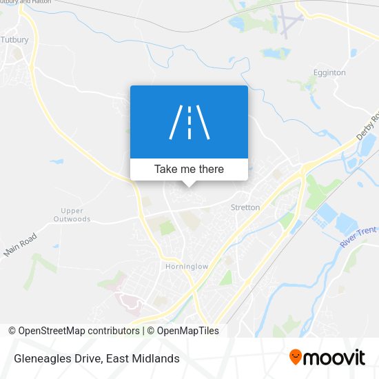 Gleneagles Drive map