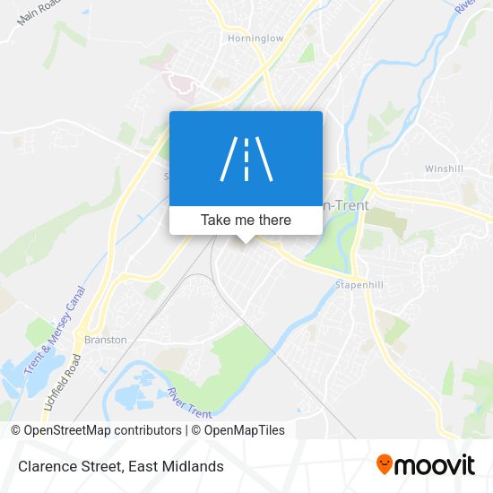 Clarence Street map