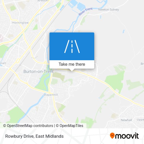 Rowbury Drive map