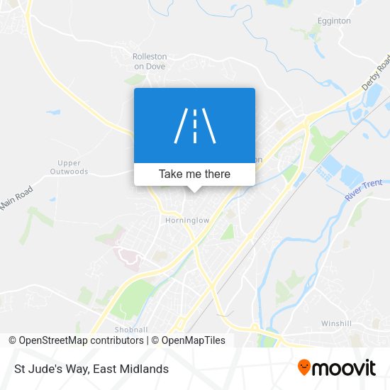St Jude's Way map