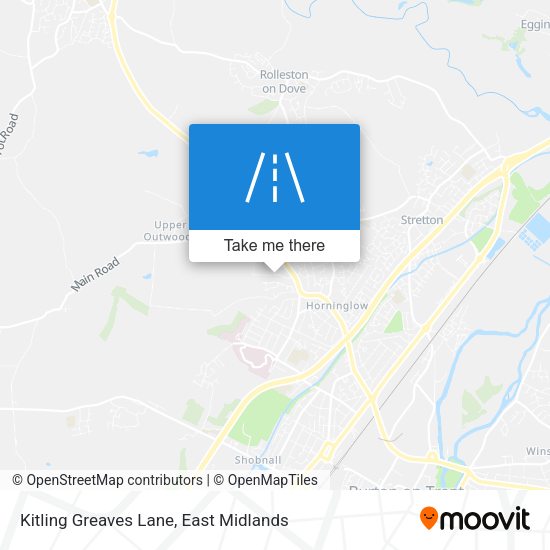 Kitling Greaves Lane map