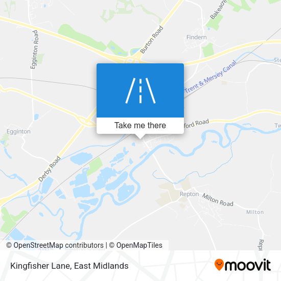 Kingfisher Lane map