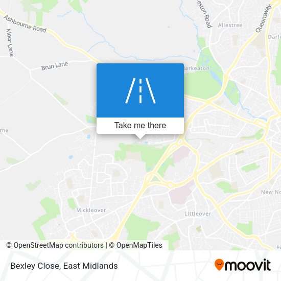 Bexley Close map