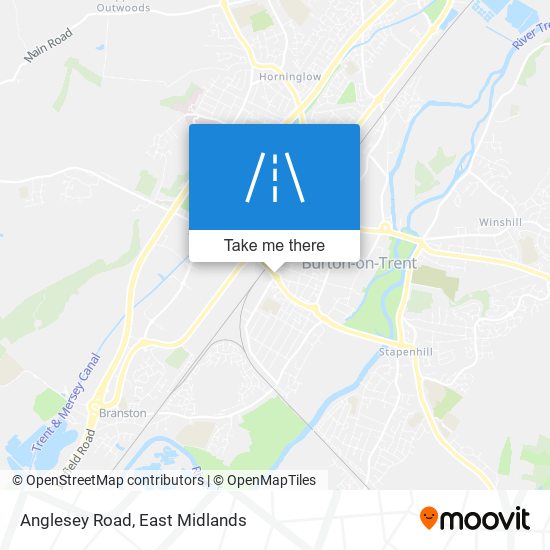 Anglesey Road map