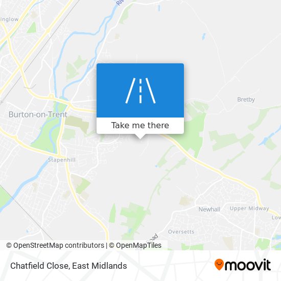 Chatfield Close map