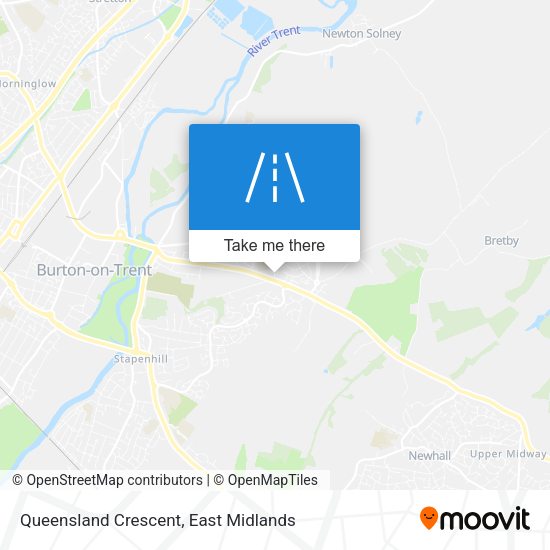 Queensland Crescent map
