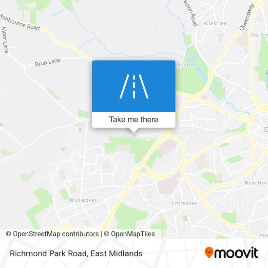 Richmond Park Road map