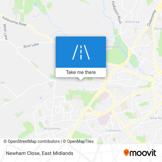 Newham Close map