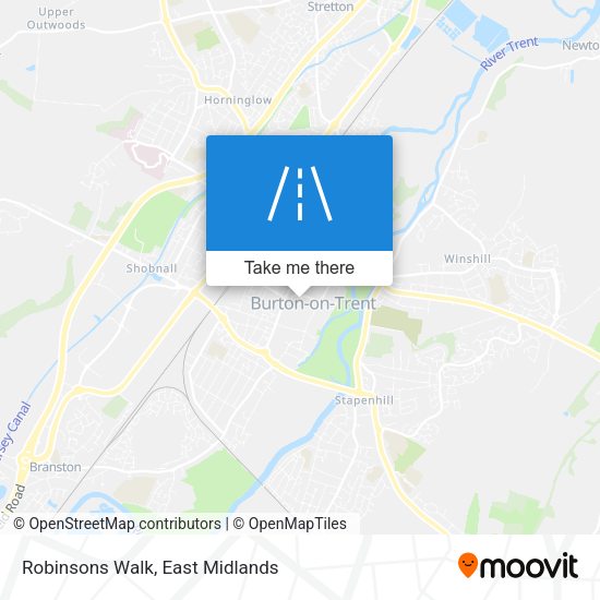 Robinsons Walk map