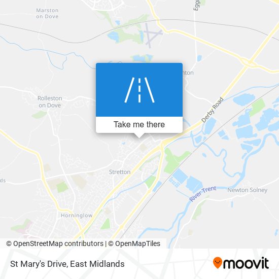St Mary's Drive map