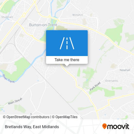 Bretlands Way map