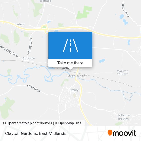 Clayton Gardens map