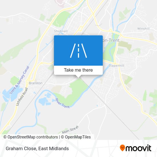 Graham Close map