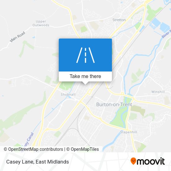 Casey Lane map