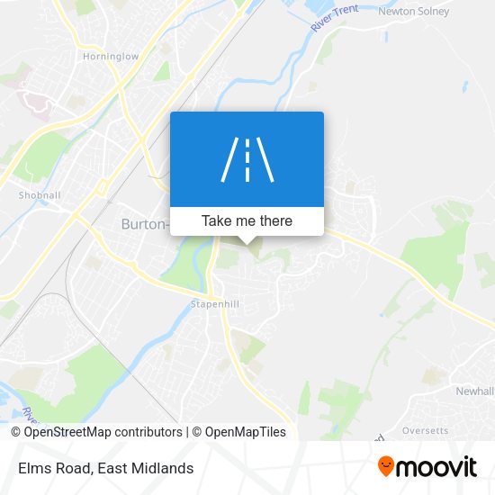 Elms Road map