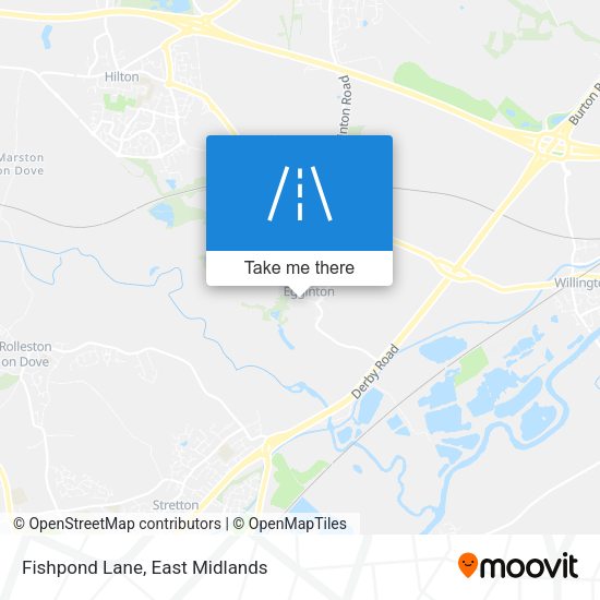 Fishpond Lane map