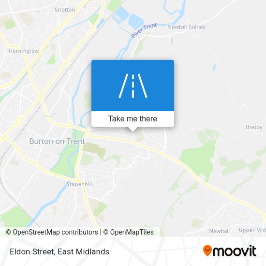 Eldon Street map