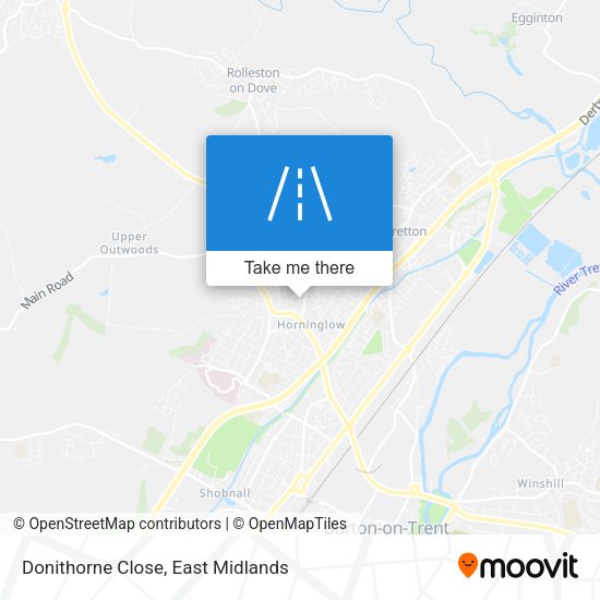 Donithorne Close map